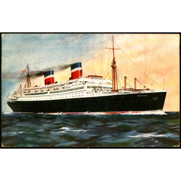 S.S. Manhattan - Salmon 4163 - Brugt