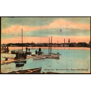 Udsigt fra Nrresundby Havn mod Aalborg - Stender 28742 - Brugt