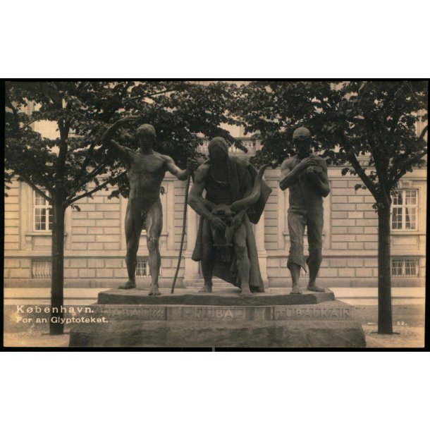 Kbenhavn - For an Glyptoteket - AKTS. Kjbenhavns Telefon-Kiosker 52