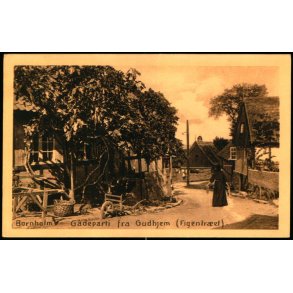Bornholm - Gadeparti fra Gudhjem - (Figentret) - Fritz Srensens Bogh. 2011 - Ubrugt