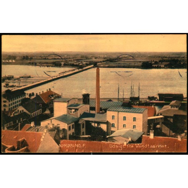 Nyk�bing F. - Udsigt fra Vandtaarnet - Emil Petersens Eftf. 17013 - Brugt