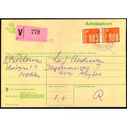 Adressekort - Vrdipakke  - 2 x 8 kr Rigsvben 12 - 5 - 79