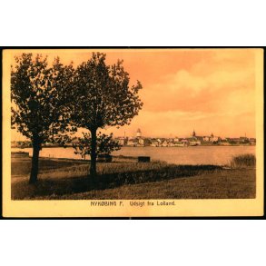 Nyk�bing F. - Udsigt fra Lolland  - Stender 21128 - Brugt
