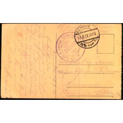 Feldpost - K.D. Feldpost  7 - 8  -17 - Til Apenrade - Billedside : Wilna
