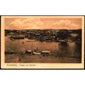 Svendborg - Udsigt over Havnen - Johs. Broersens Forlag 14 - Brugt