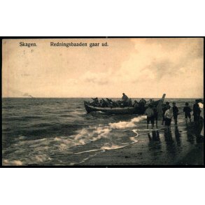 Skagen - Redningsbaaden gaar ud -  Knudstrup u/n - Brugt