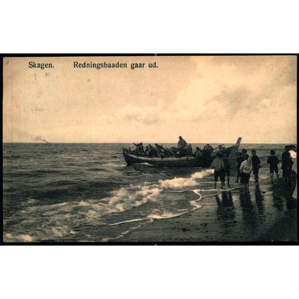 Skagen - Redningsbaaden gaar ud -  Knudstrup u/n - Brugt