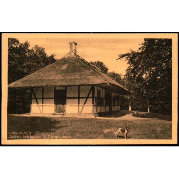 Jgerspris Schweitzerhuset i Frgelunden - K.V. Nielsen 6388 - Ubrugt 