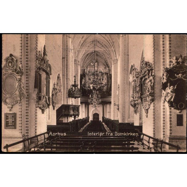 Aarhus - Interi�r fra  Domkirken - Stender 18456 - Brugt