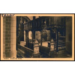 Tondern - Inneres der Kirche - J. B�dewadt 1910 - Ubrugt