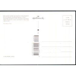 Prins Constantijn og Prinsesse Laurentiens Bryllup - Hallmark 558 - Ubrugt