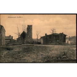 Feldpost - K.D. Feldpost  21 - 5  -15 - Til Apenrade - Billedside : Crancourt (Lothr)