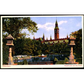 Kbenhavn - Raadhuset set fra Tivoli - Rudolf Olsen 217