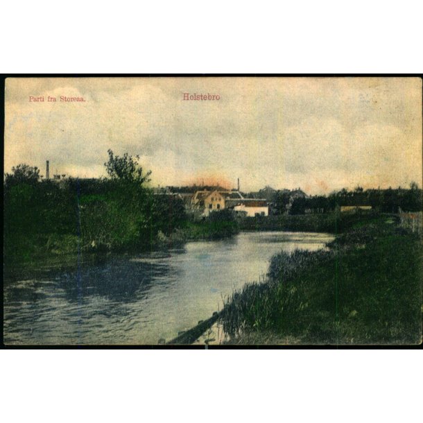 Holstebro - Parti fra Storeaa - J.J.N. 2108 - Ubrugt