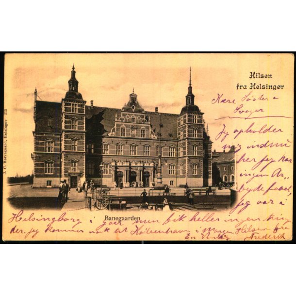 Hilsen fra Helsingr - Banegaarden - J.C. Borregaard 215 - Brugt