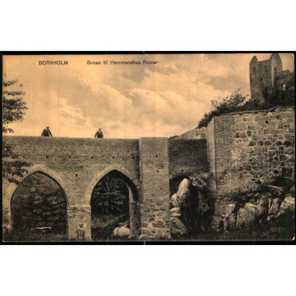 Bornholm - Broen til Hammershus Ruiner - Colbergs Bogh. u/n - Ubrugt