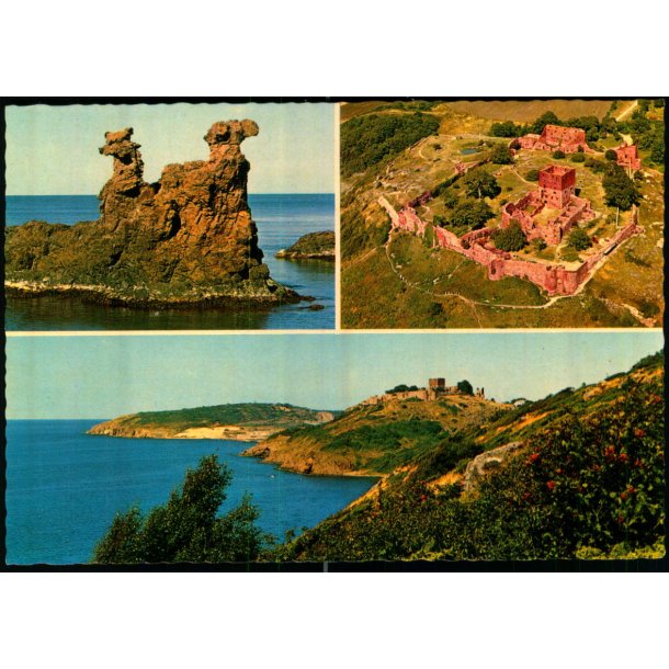 Bornholm - Lvehovederne og Hammershus Ruiner - Stender 149 404 601 - Ubrugt