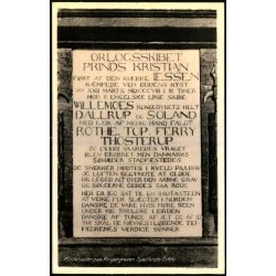 Mindepladen paa Krigergraven - Sj�llands Odde - S. Bay 80018 - Ubrugt