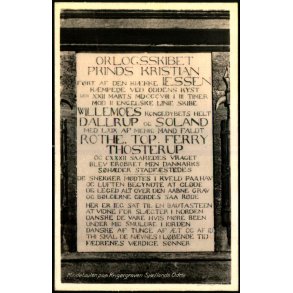 Mindepladen paa Krigergraven - Sj�llands Odde - S. Bay 80018 - Ubrugt