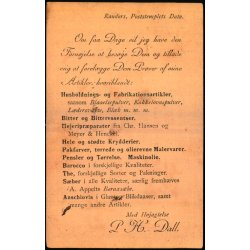 P.H. Dall - Randers - Helsagskort u/n - Brugt