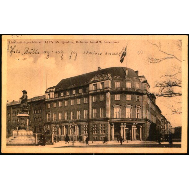 K�benhavn - Forsikringsselskabet Hafnia - Holmens Kanal - 63425 - Brugt