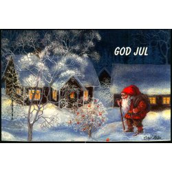 Birgit Helen- God Jul - Dobbeltkort - SForglem u/n - 