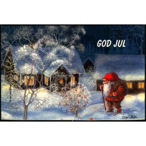 Birgit Helen- God Jul - Dobbeltkort - SForglem u/n - 