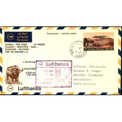 Luftpost Brev fra Tanzania til Tyskland - 6 - 4 - 62