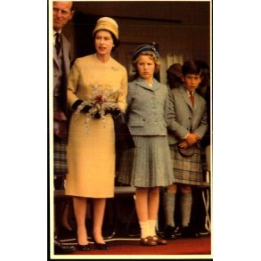 Prince Philip - Dronning Elizabeth  - Prince Charles - Prinsesse Anne - Ubrugt