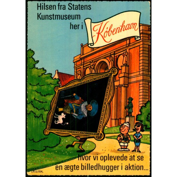 Nissen - Hilsen fra Statens Kunstmuseum - Kbenhavn - Stender 49 101/503 - Ubrugt