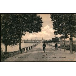 Nyk�bing F. - Udsigt fra Lolland  - Stender 12443 - Brugt