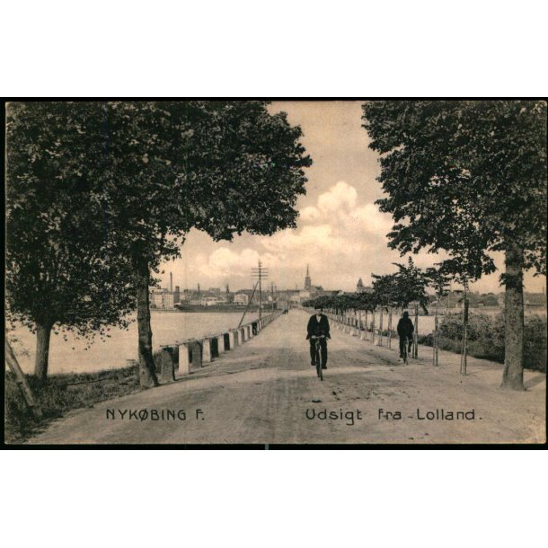 Nyk�bing F. - Udsigt fra Lolland  - Stender 12443 - Brugt