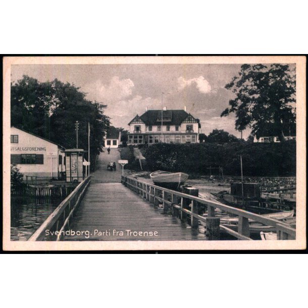 Svendborg - Parti fra Troense - Stender S. 317 - Brugt