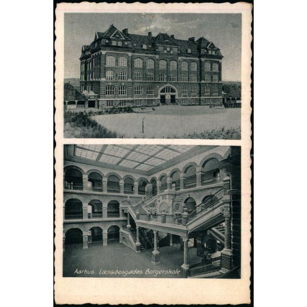 Aarhus - L�ss�gades Borgerskole - J.J.N. 121252 - Ubrugt