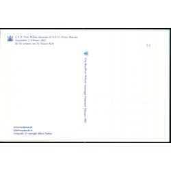 Prins Willem Alexander og Prinsesse Maxinas Bryllup - Royal Press 54 - Ubrugt