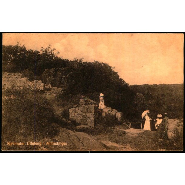 Bornholm - Lilleborg i Almindingen - F. Srensens Bogh. 2250 - Brugt