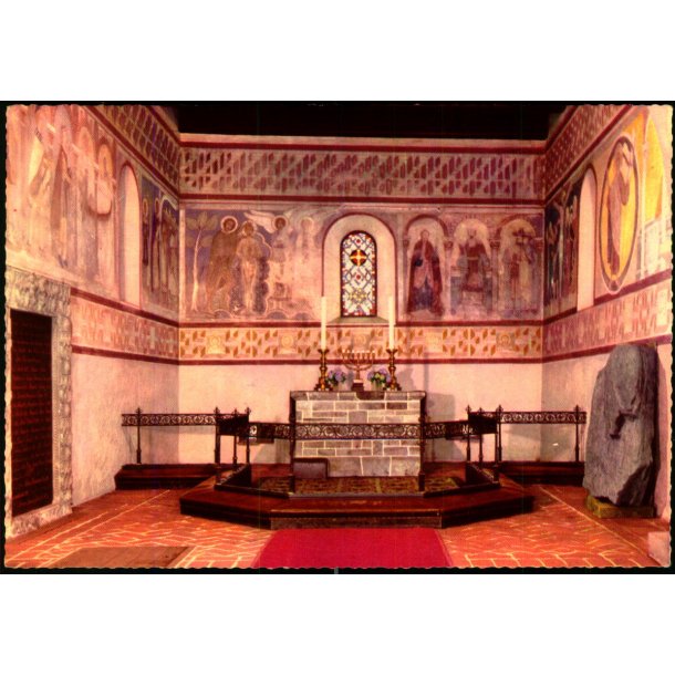 Jelling Kirkes Kor med gamle Kalkmalerier - Jelling Bogh. 100391 - Ubrugt