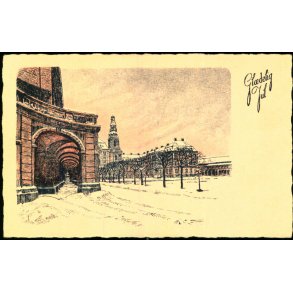 Christiansborg Slot - Gl�delig Jul - u/n