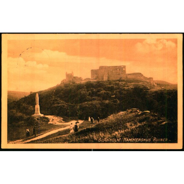 Bornholm - Hammershus Ruiner - Frits Srensen. 2569 - Brugt
