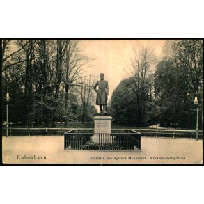 Kbenhavn - Frederik den Sjette s Monument i Frederiksberg Have - CR. 109 - Brugt