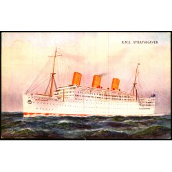 R.M.S. Strathnaver - Salmon 4073 - Ubrugt