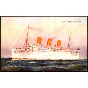 R.M.S. Strathnaver - Salmon 4073 - Ubrugt