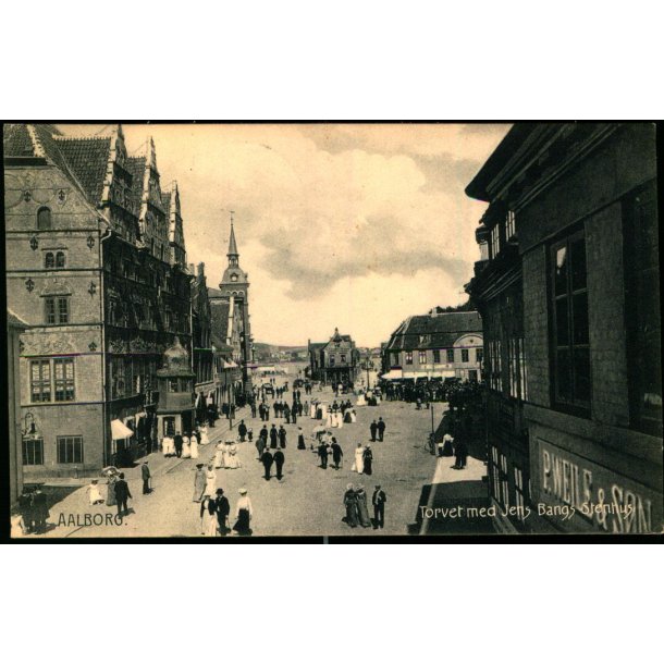 Aalborg - Torvet med Jens Bangs Stenhus - C. St. 1129