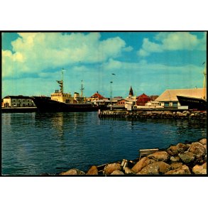 Skagen -  Havneparti  - Gr�sb�lls  7214 - Ubrugt