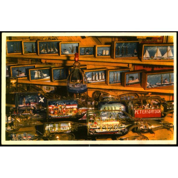 Fra Peter Jacobsens Flaskeskibssamling - Smedegade - �r�sk�bing - C. Th. Creutz Bogh. 2 - Ubrugt