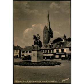 Nakskov - Chr. X Rytterstatue - Stender N. 1001 K - Brugt
