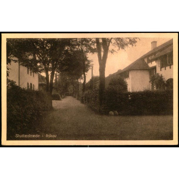 Studiestr�de i Askov  - Arnum Bogh. 57824 - Ubrugt