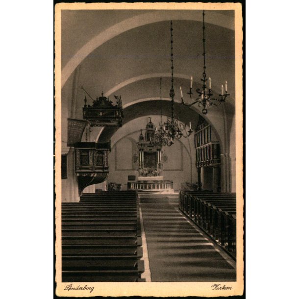 S�nderborg - Kirken - Rudolf Olsen 5186 - Ubrugt