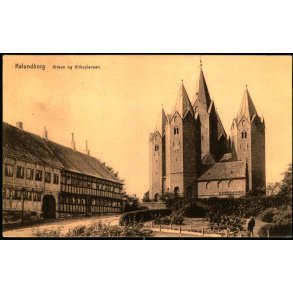 Kalundborg - Kirken og Kirkepladsen - P. Hansens Enke u/n - Brugt