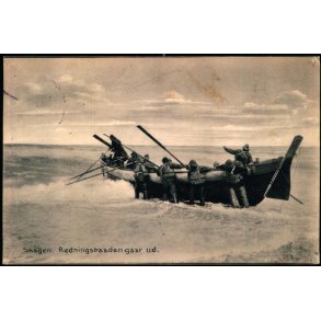 Skagen - Redningsbaaden gaar ud -  Knudstrup 36001 - Brugt